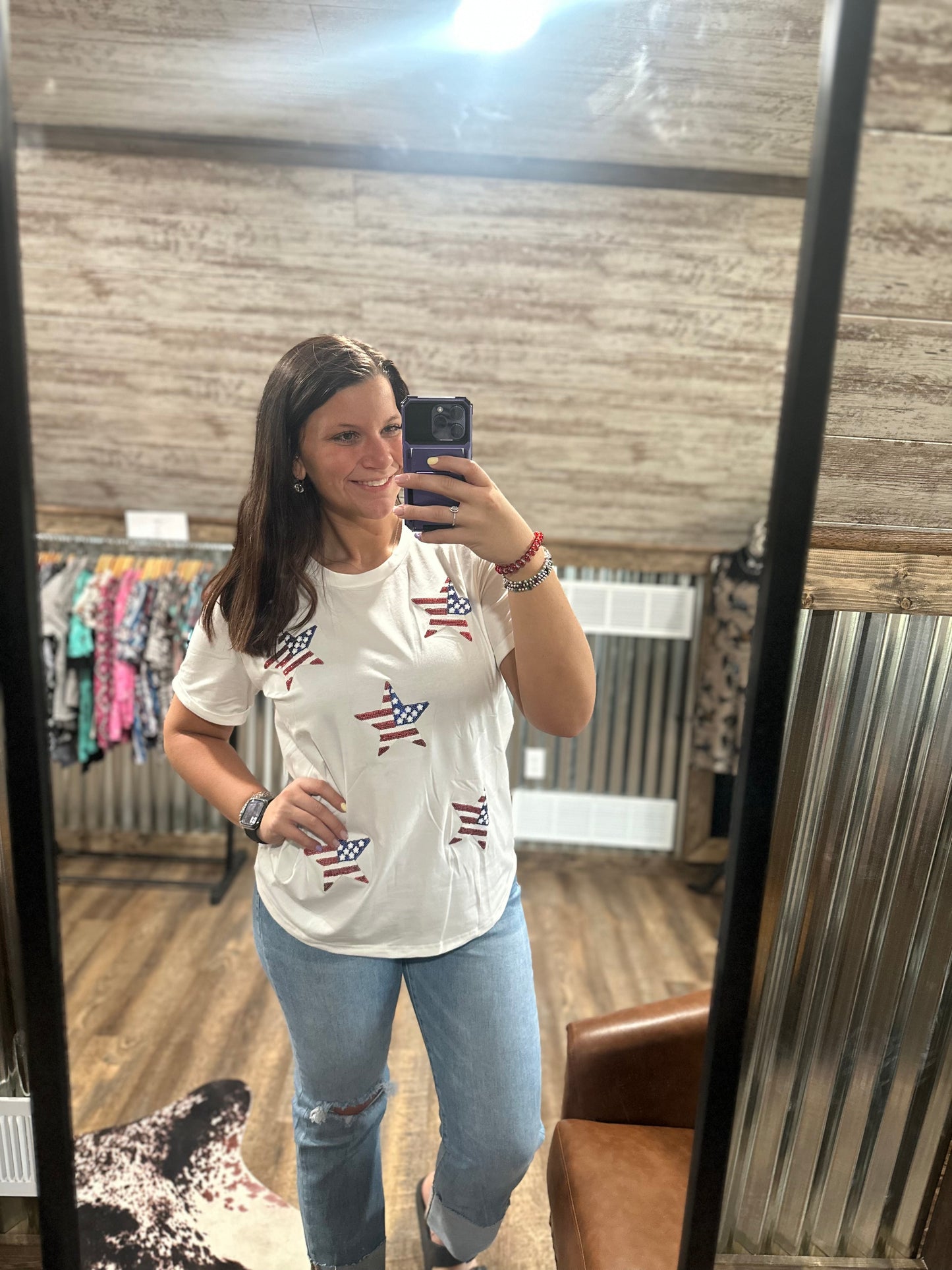 Star Glitter Tee