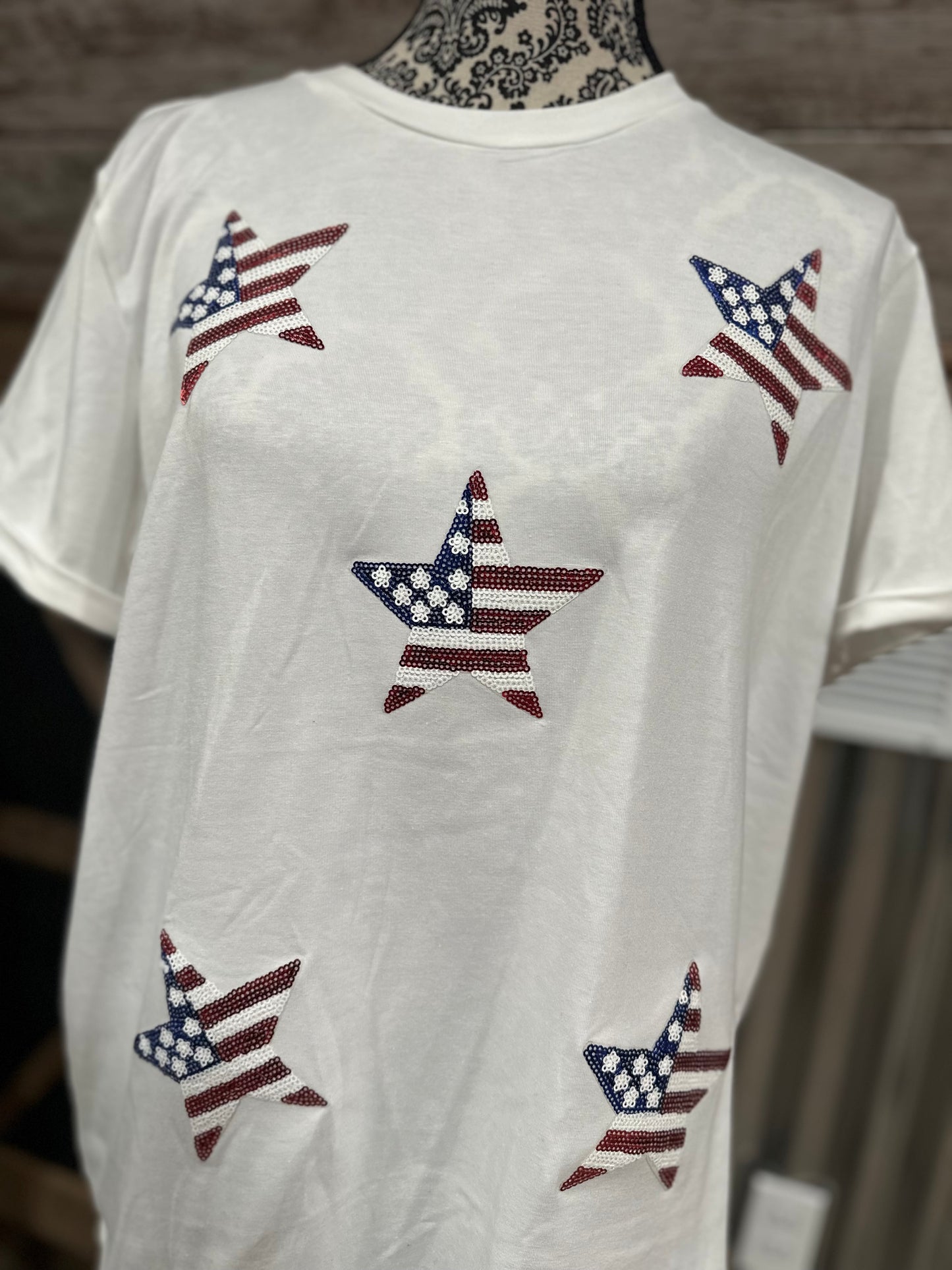 Star Glitter Tee