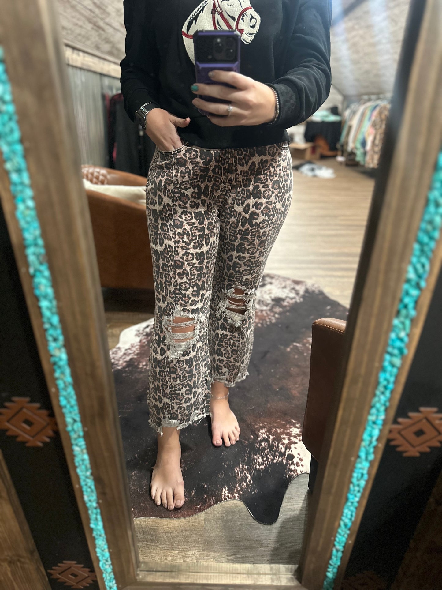 Cheetah Denim