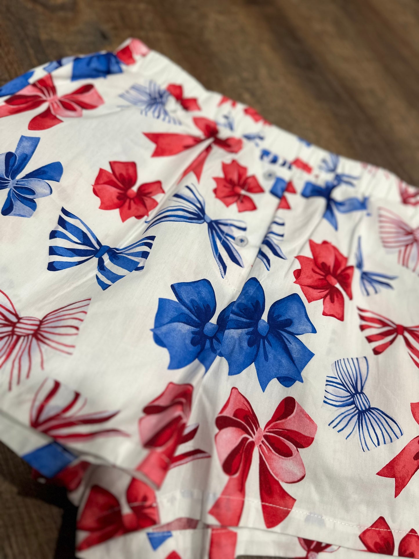 Patriotic Bow Shorts