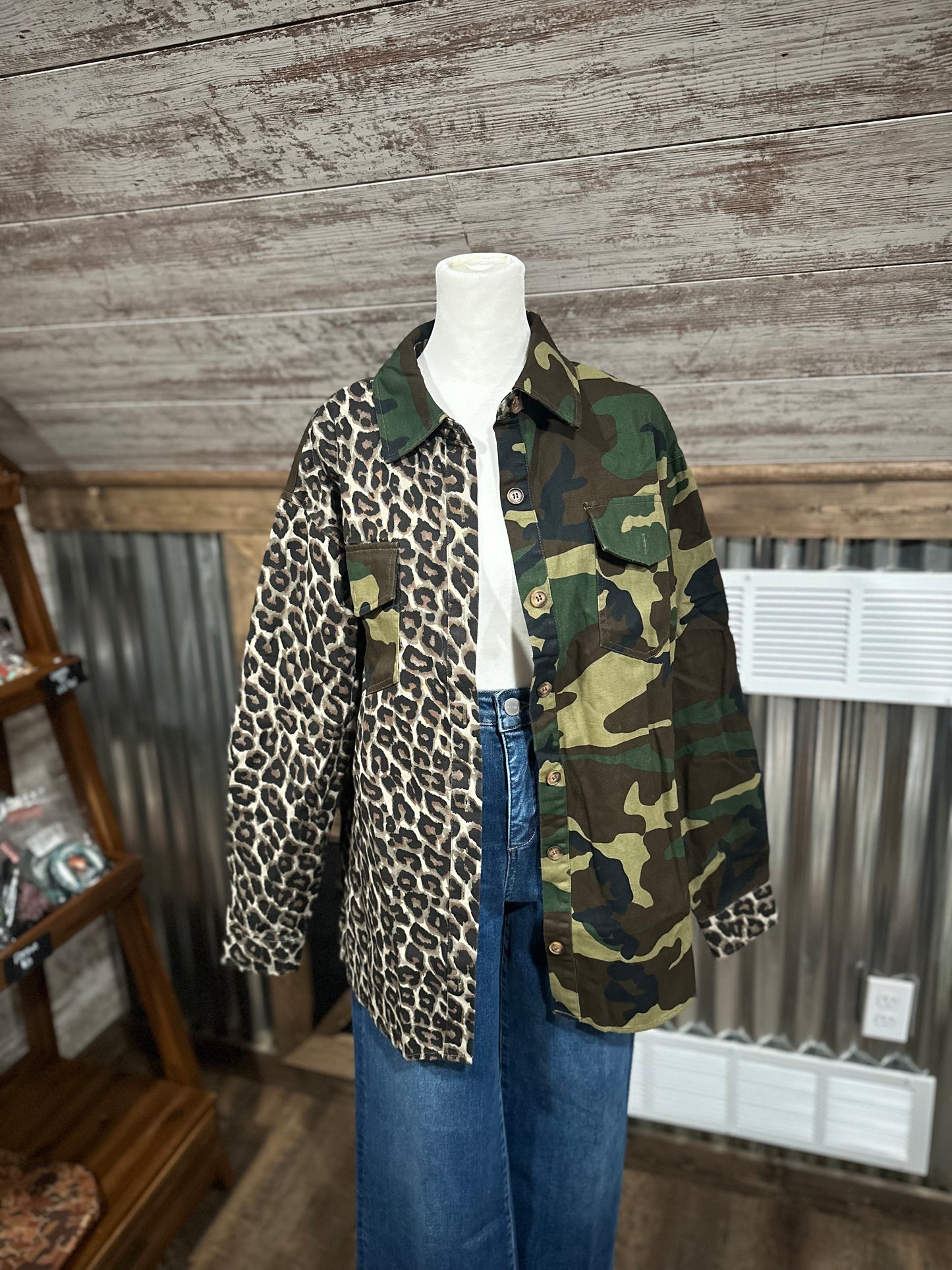 Camo/Cheetah Jacket