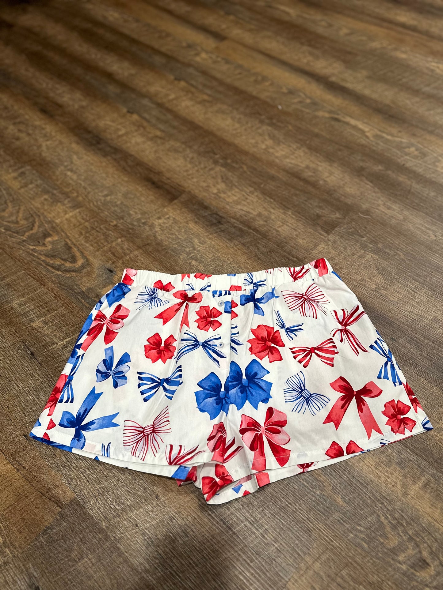 Patriotic Bow Shorts