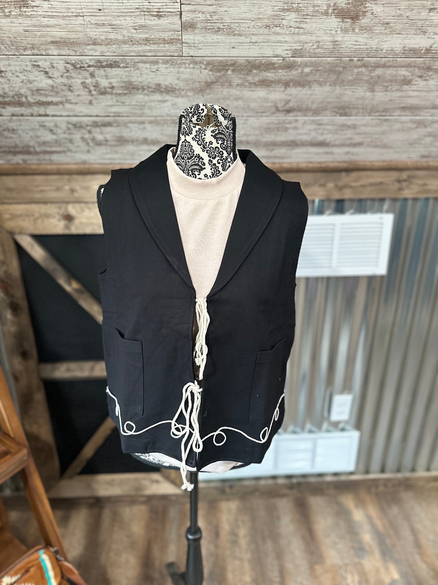 Saddle Up Tie Vest