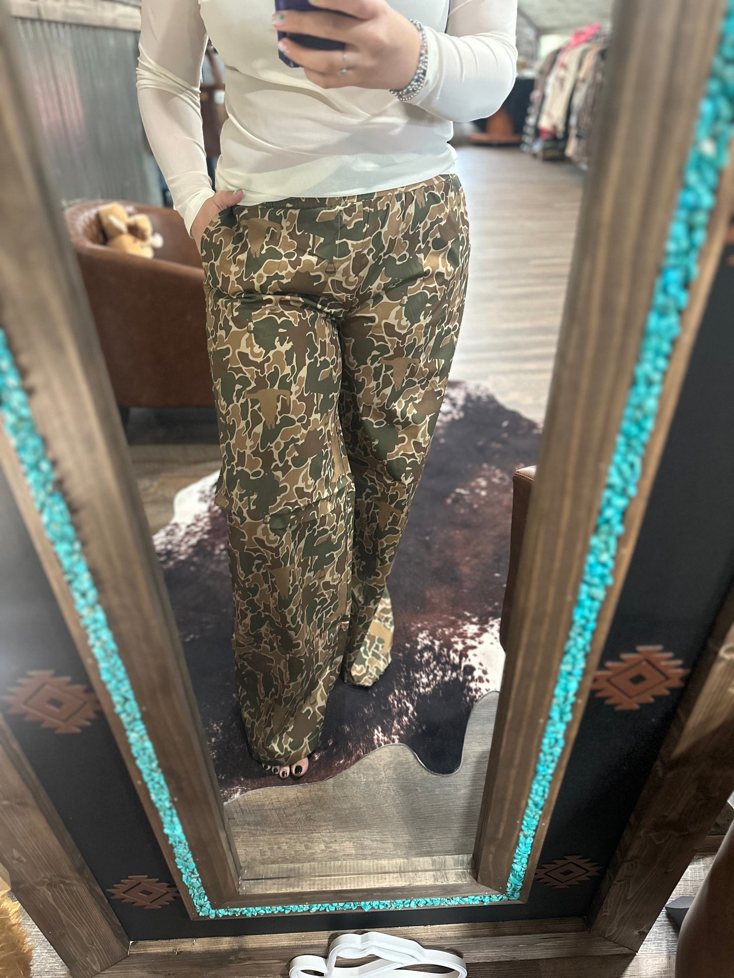 Camo Track Pants