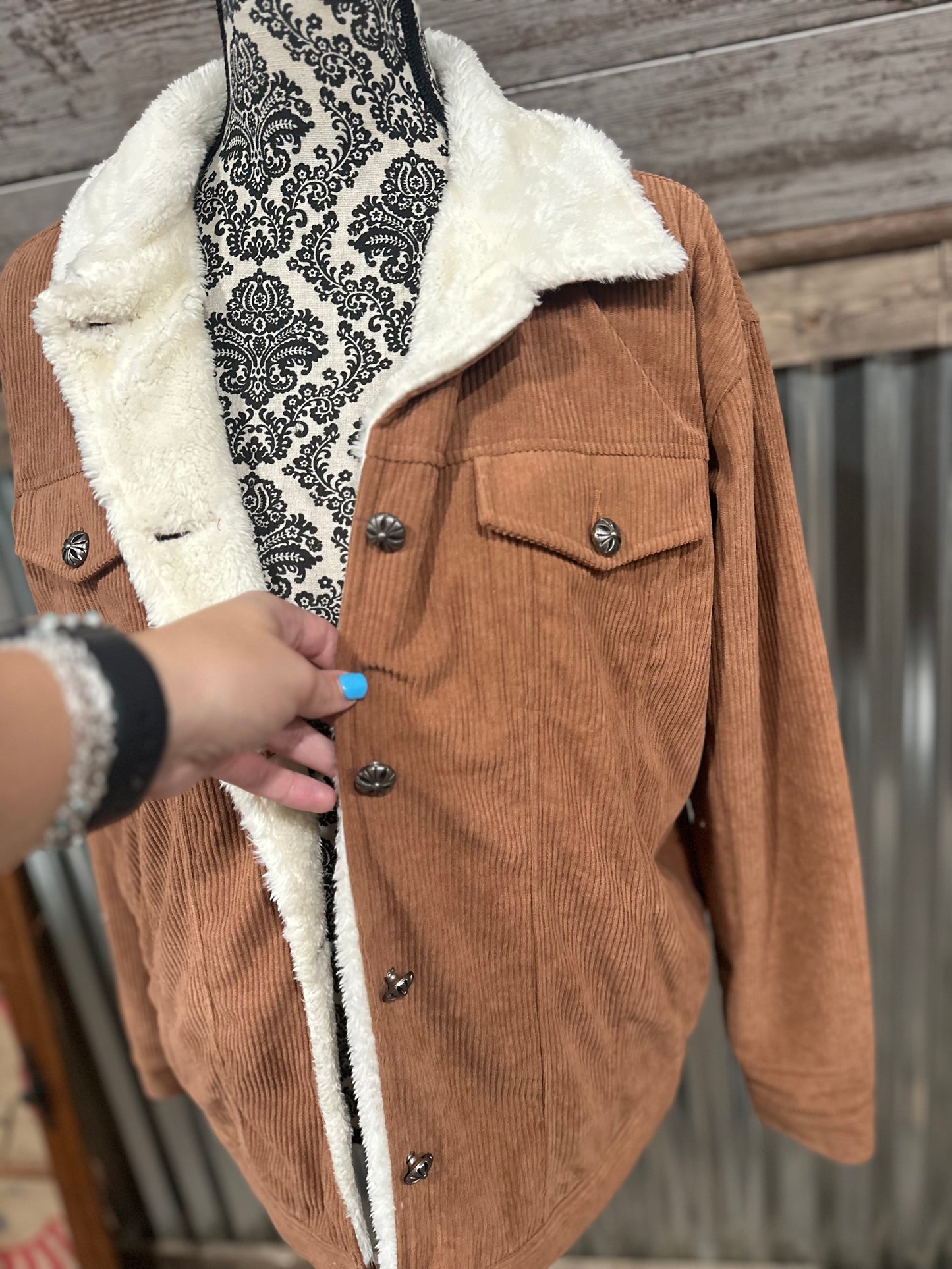 Brown Sherpa Jacket