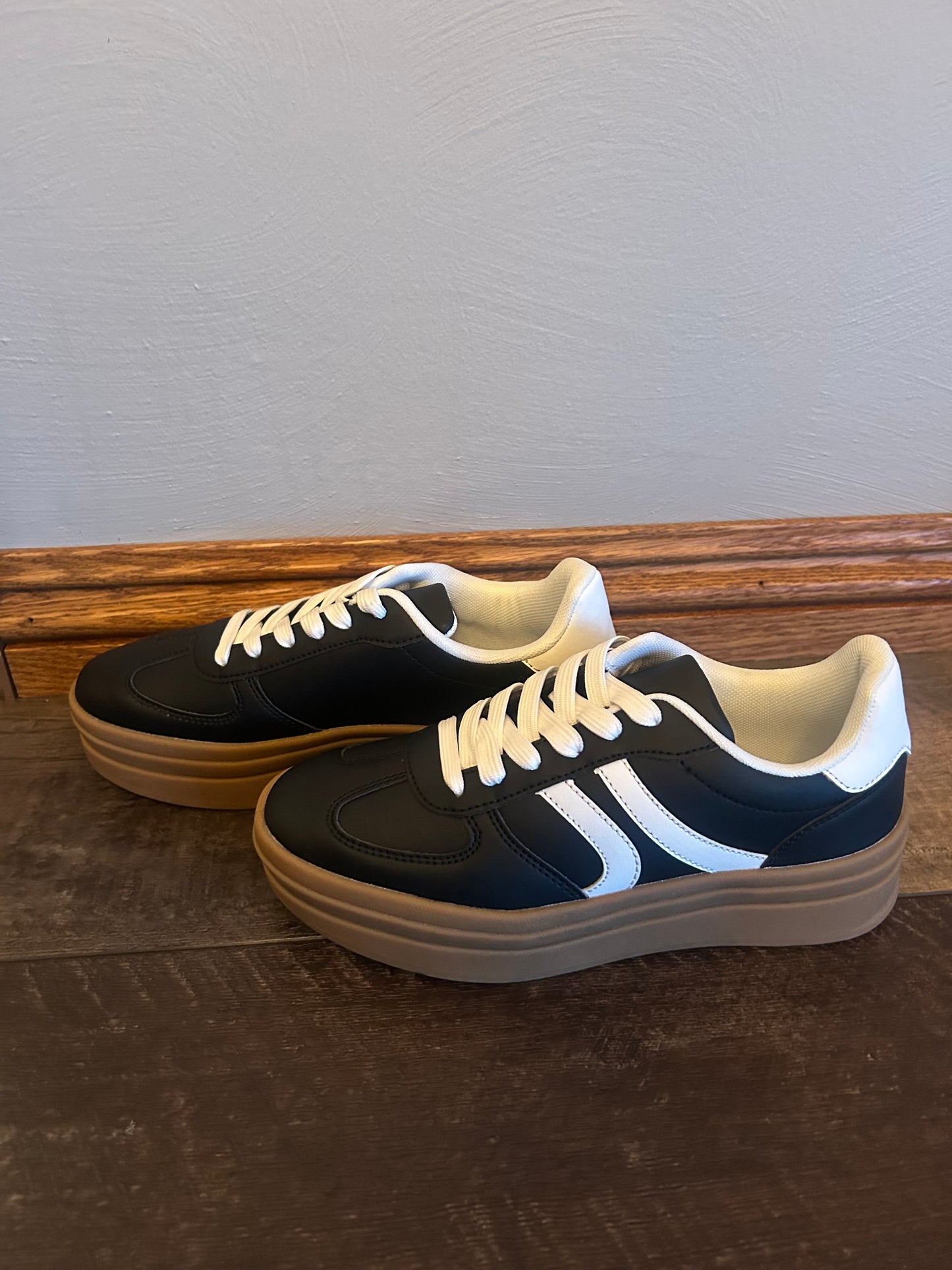 Black Platform Sneaker