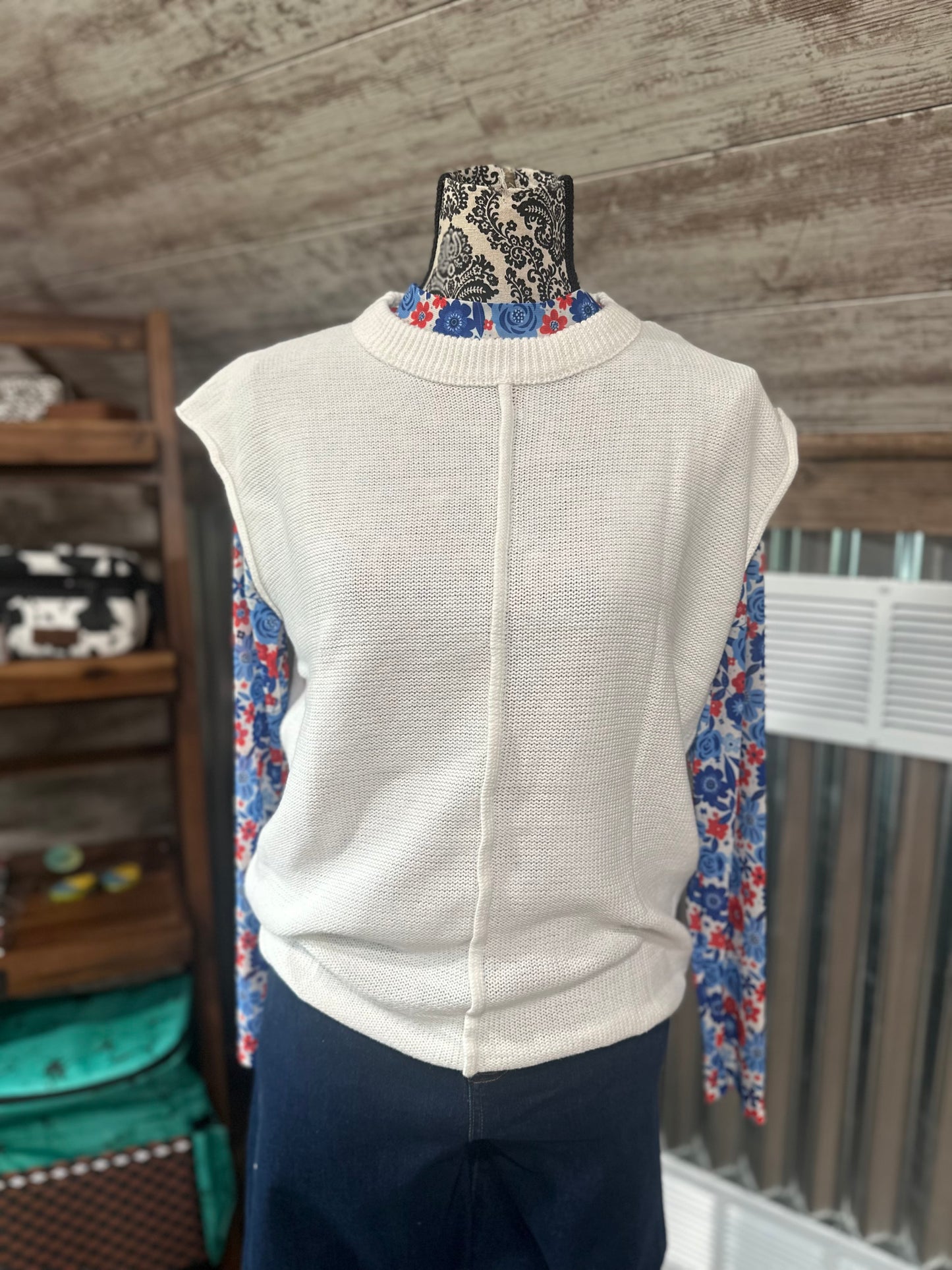 White Sweater Vest