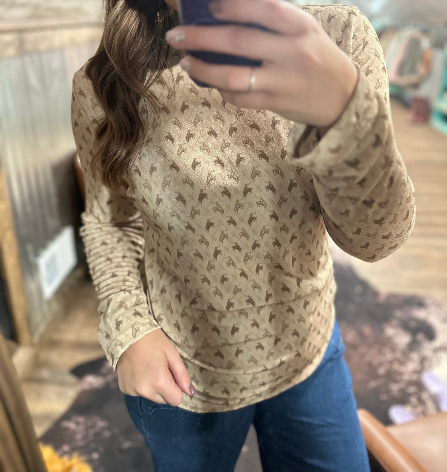 Buckin Around Long Sleeve