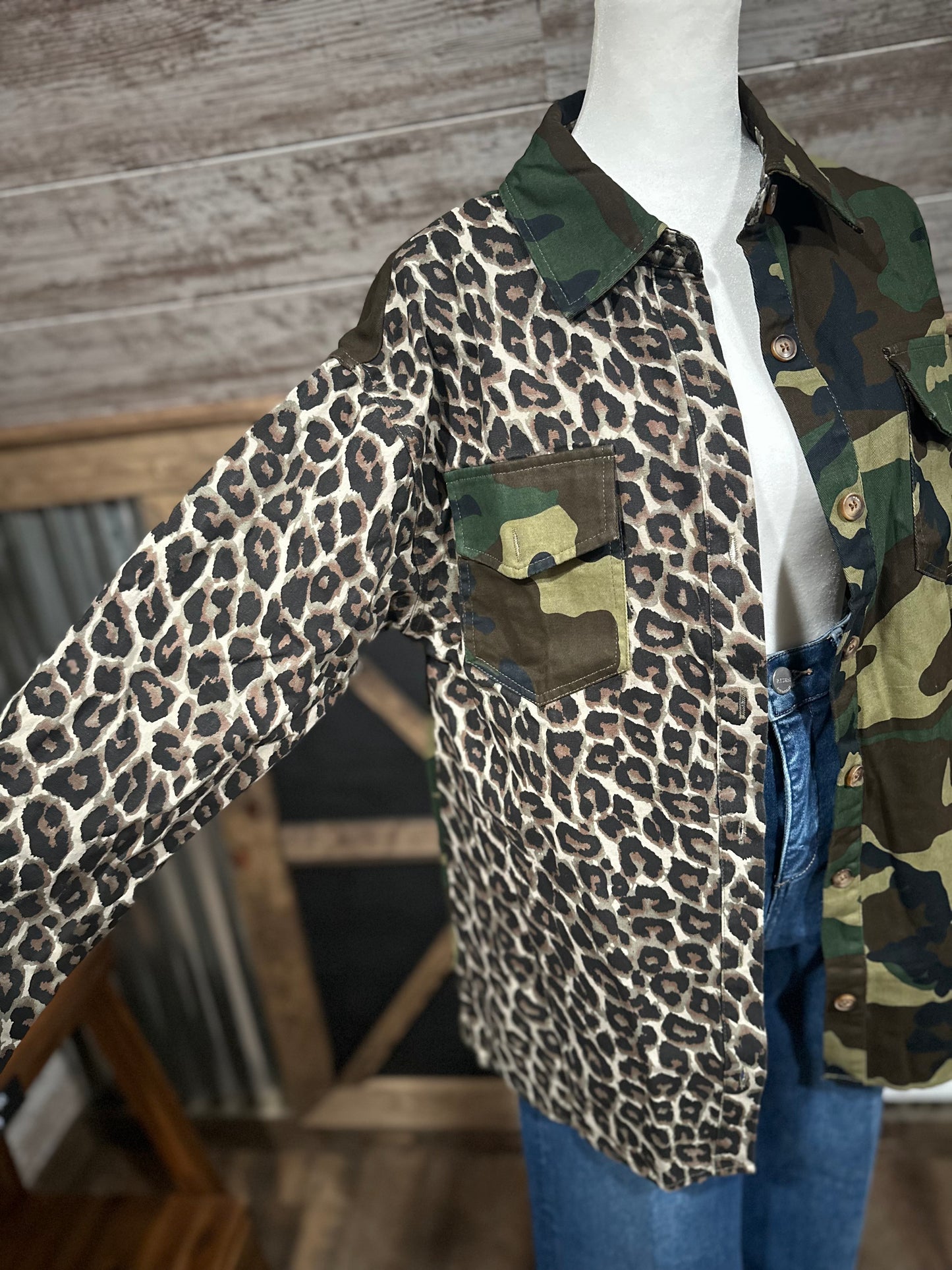 Camo/Cheetah Jacket