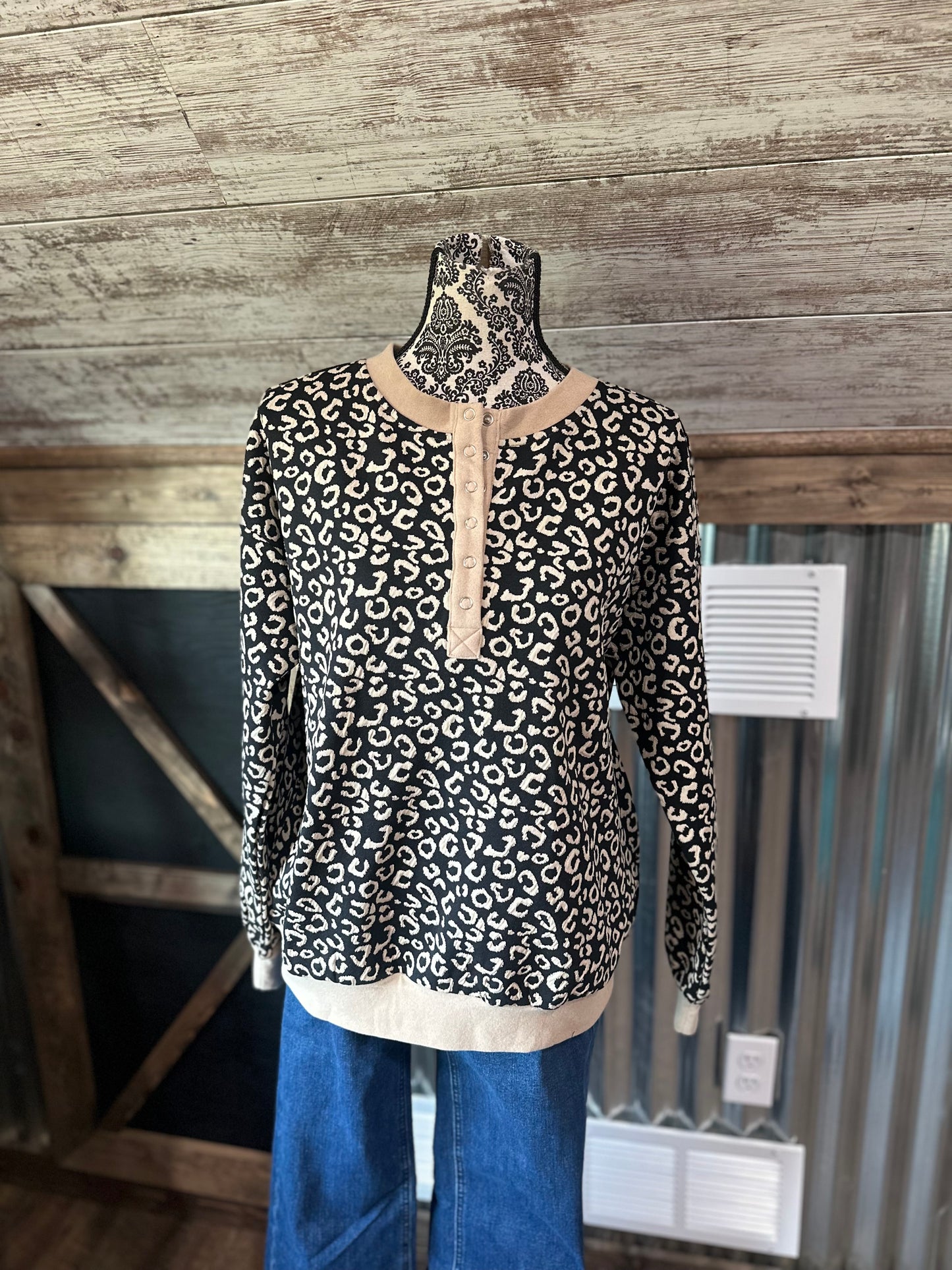 Cheetah Pullover