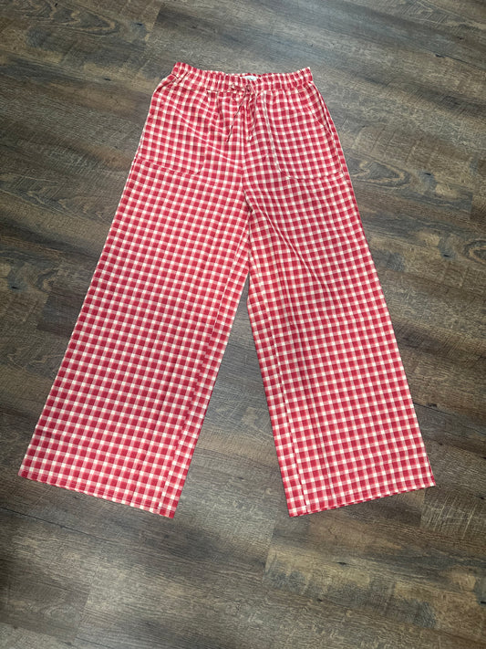 Red Check Pants