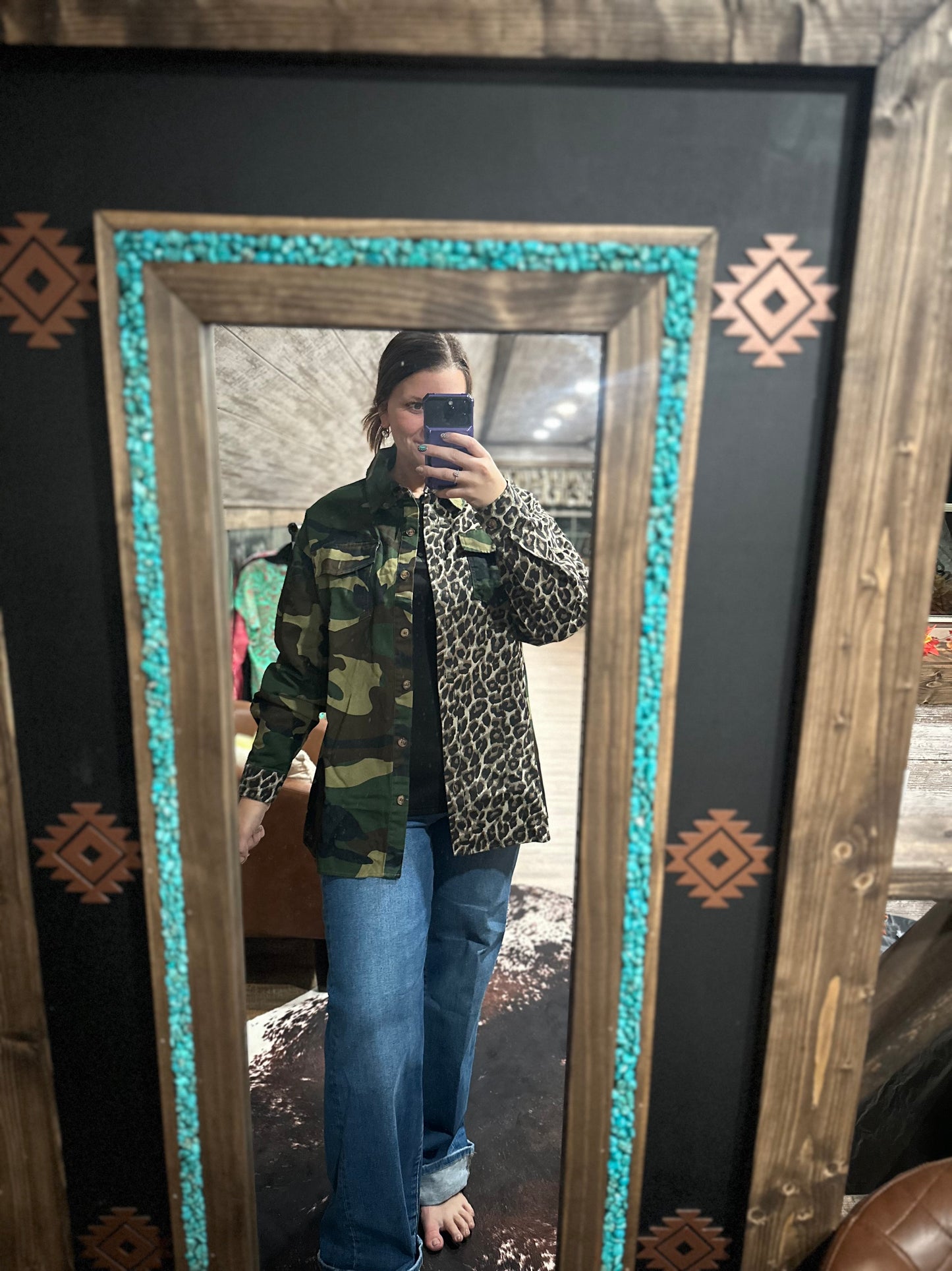 Camo/Cheetah Jacket