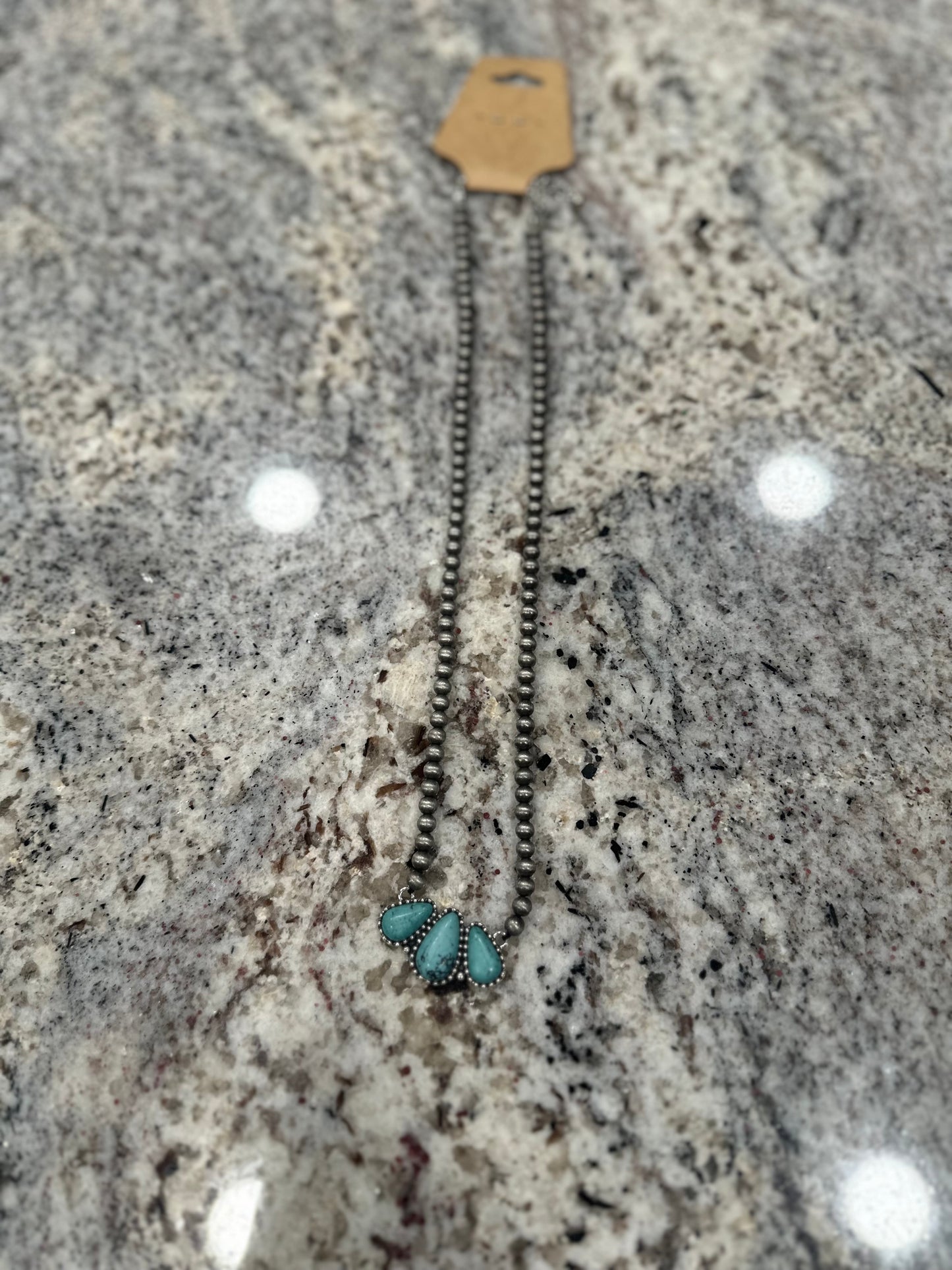 Turquoise Pearl Necklace