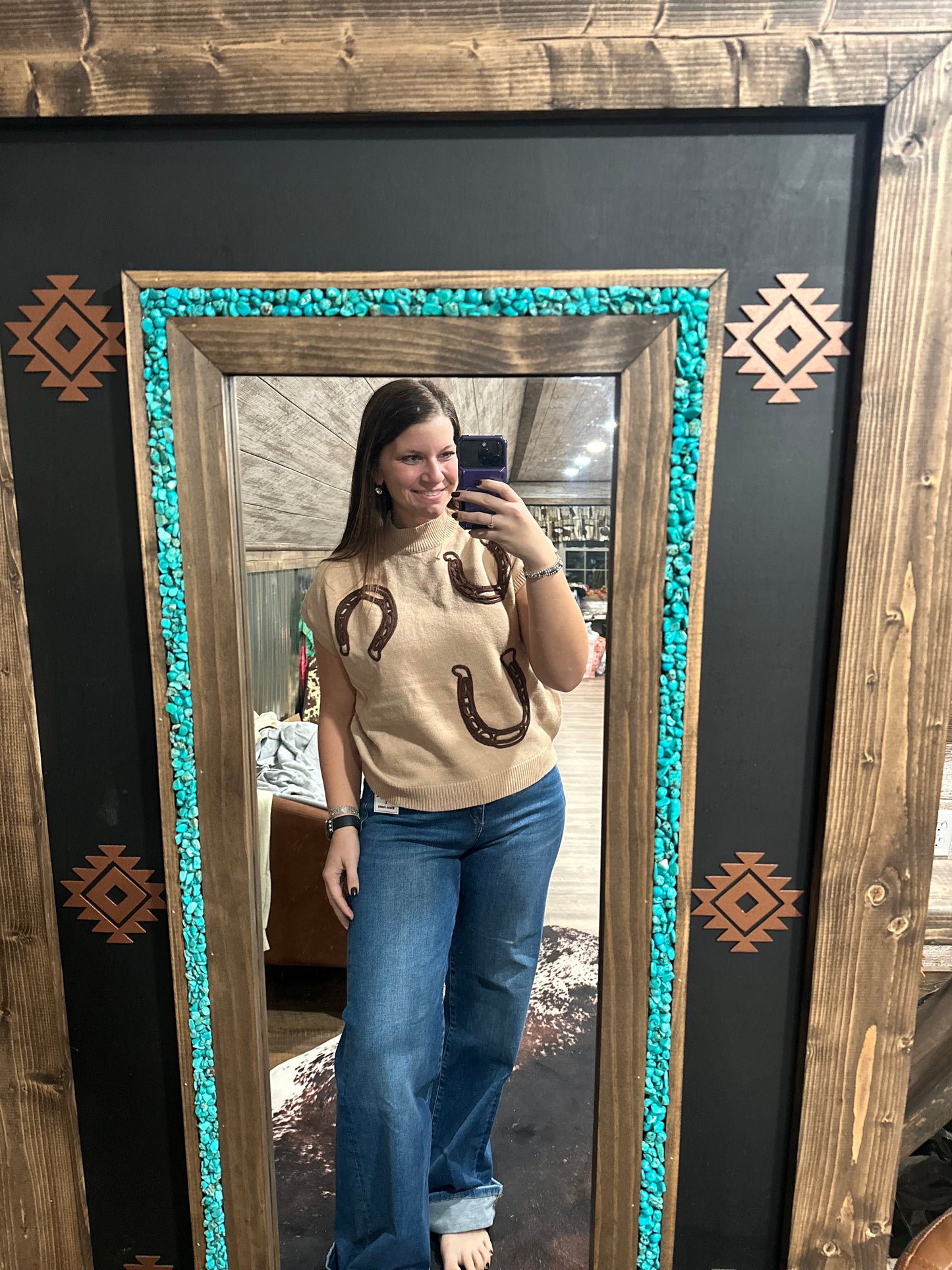 Horseshoe Sweater Vest