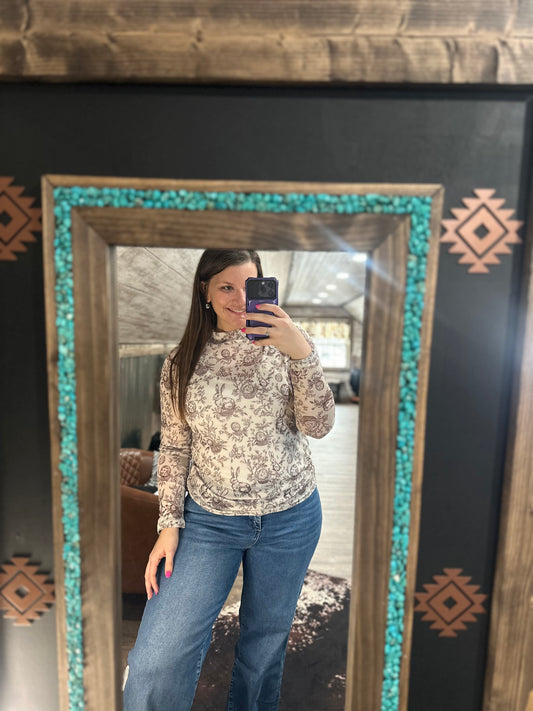 Easter Bunny Mesh Top