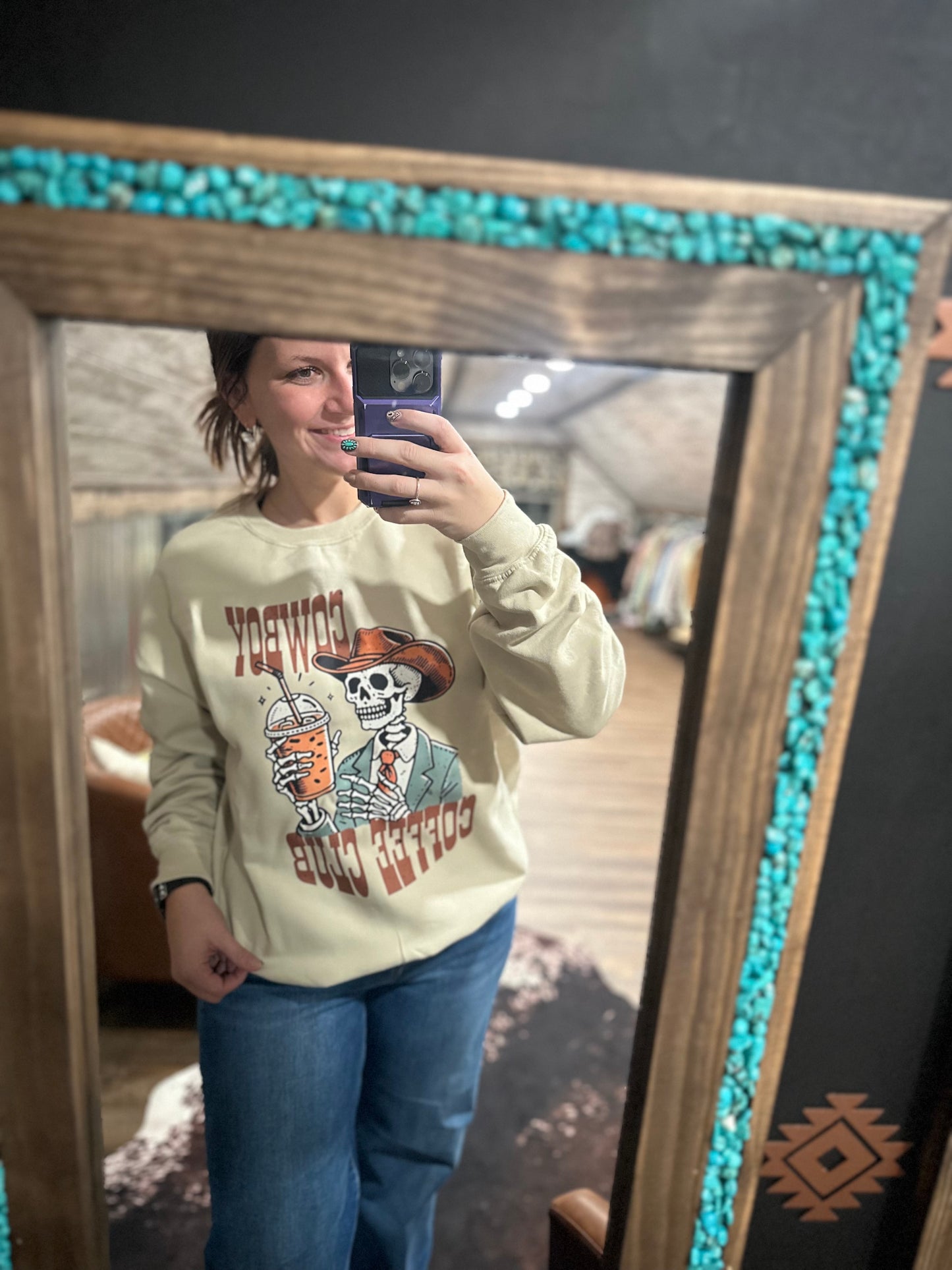 Cowboy Coffee Crewneck