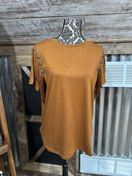 Fringe Top-Rust