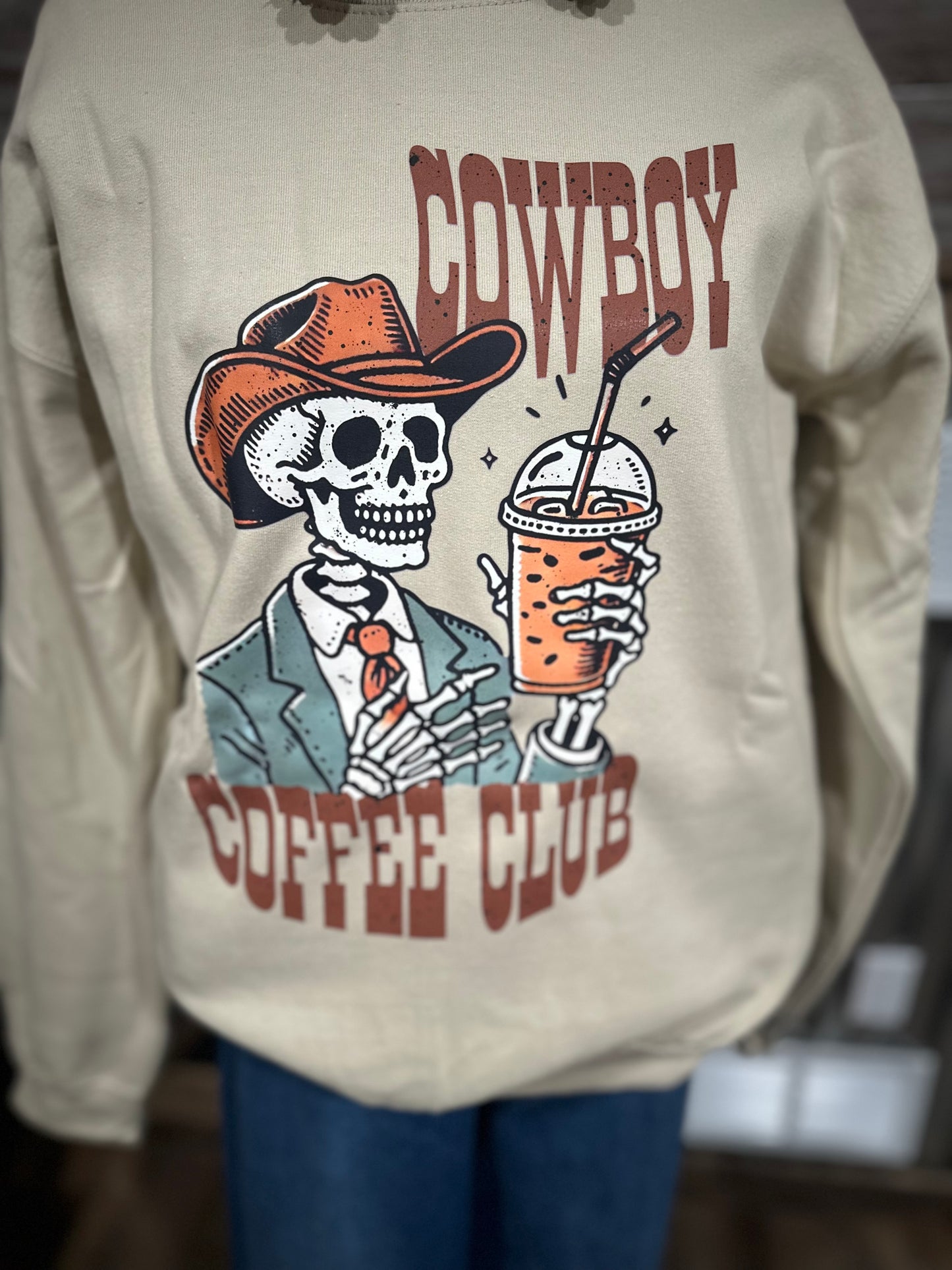 Cowboy Coffee Crewneck