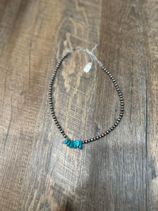 Turquoise Stone Navajo Necklace