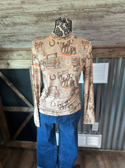 Sunset Ranch Top