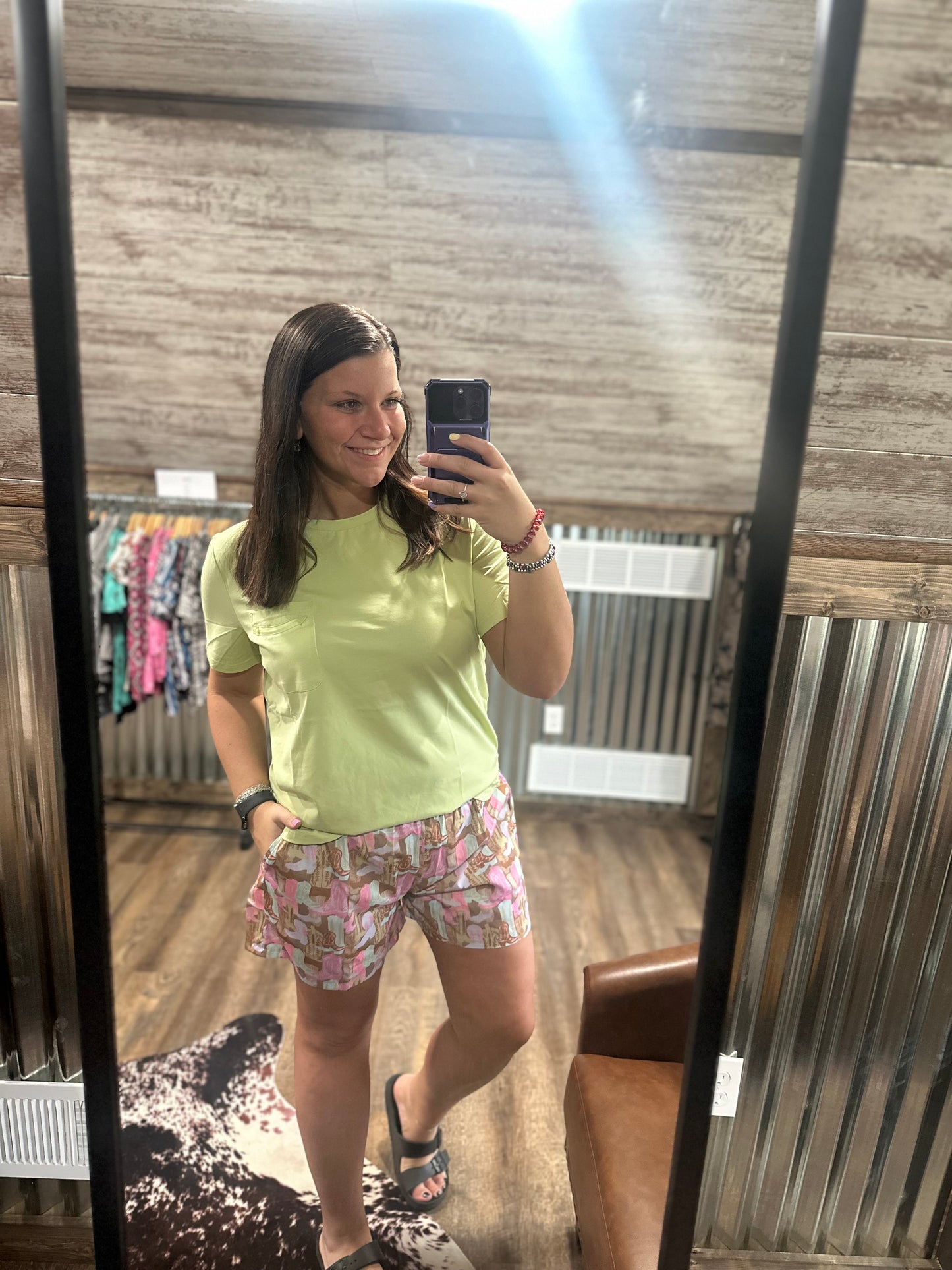 Lime Pocket Tee