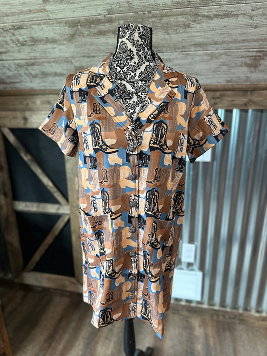 Boot Scootin Dress