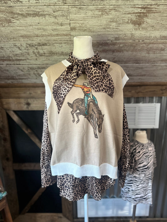 Bronc Sweater Vest