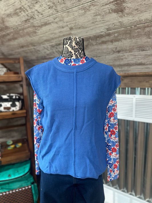 Blue Sweater Vest