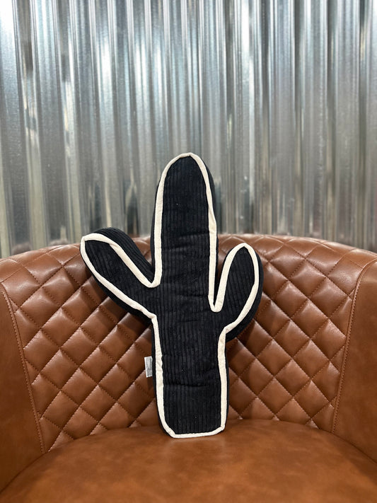 Black Cactus Pillow