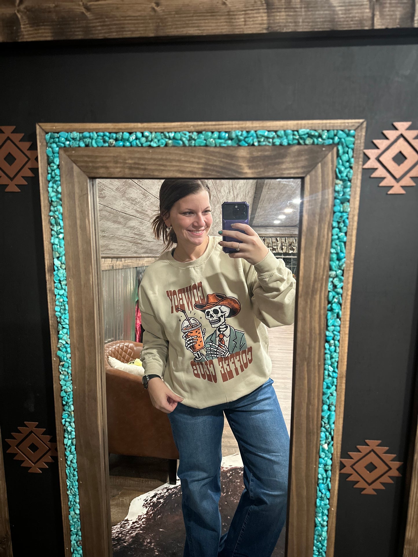 Cowboy Coffee Crewneck