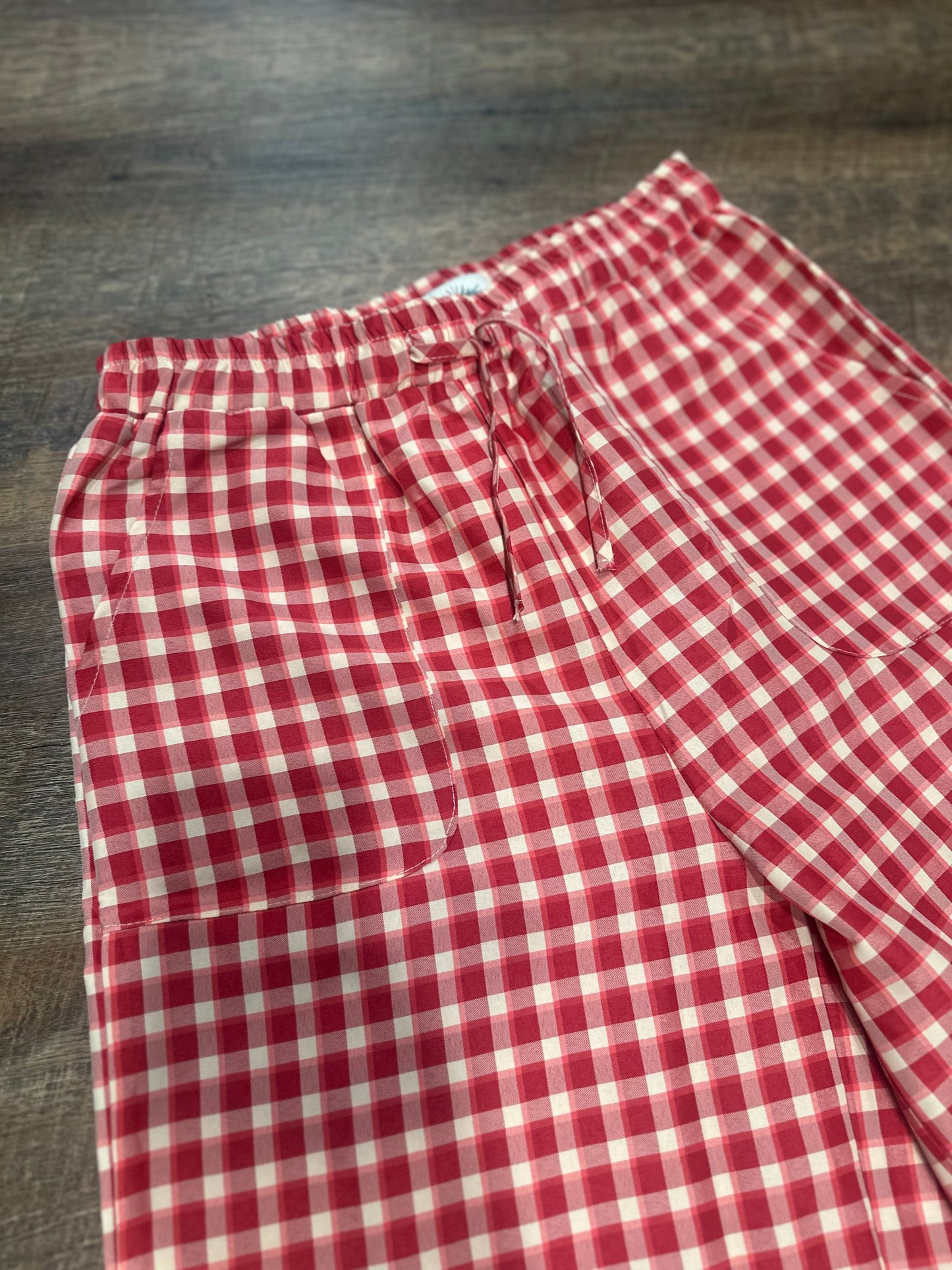 Red Check Pants
