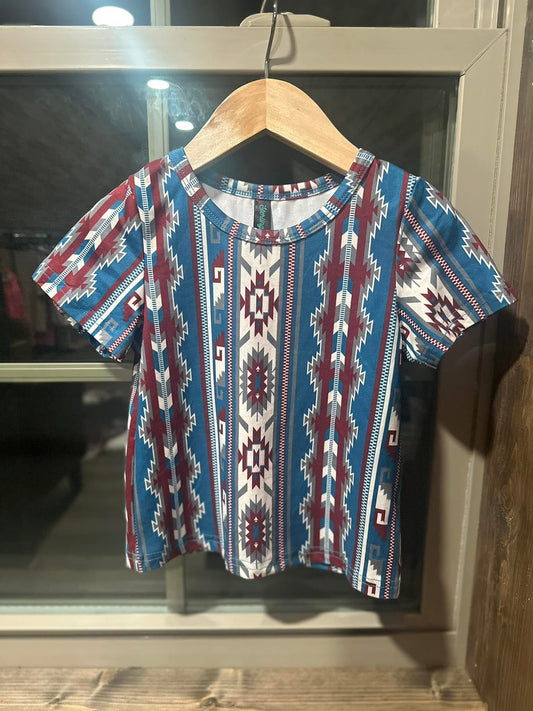 Patriotic Aztec Tee-kids