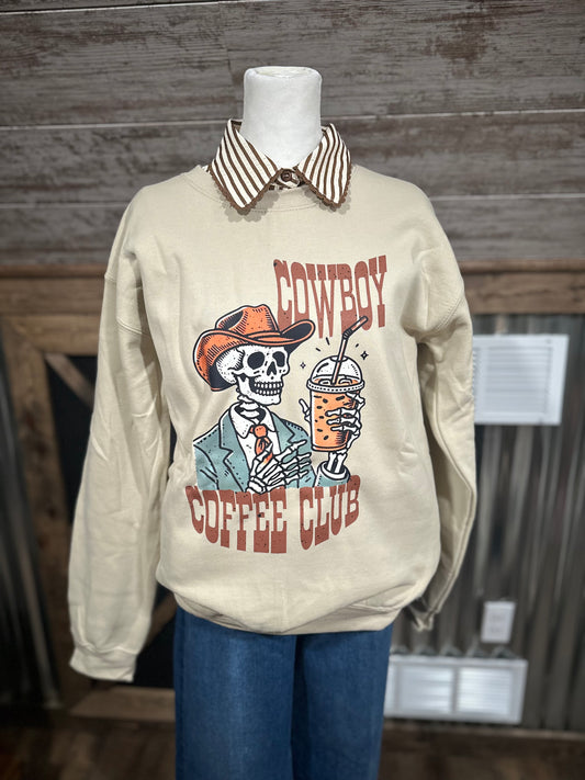 Cowboy Coffee Crewneck