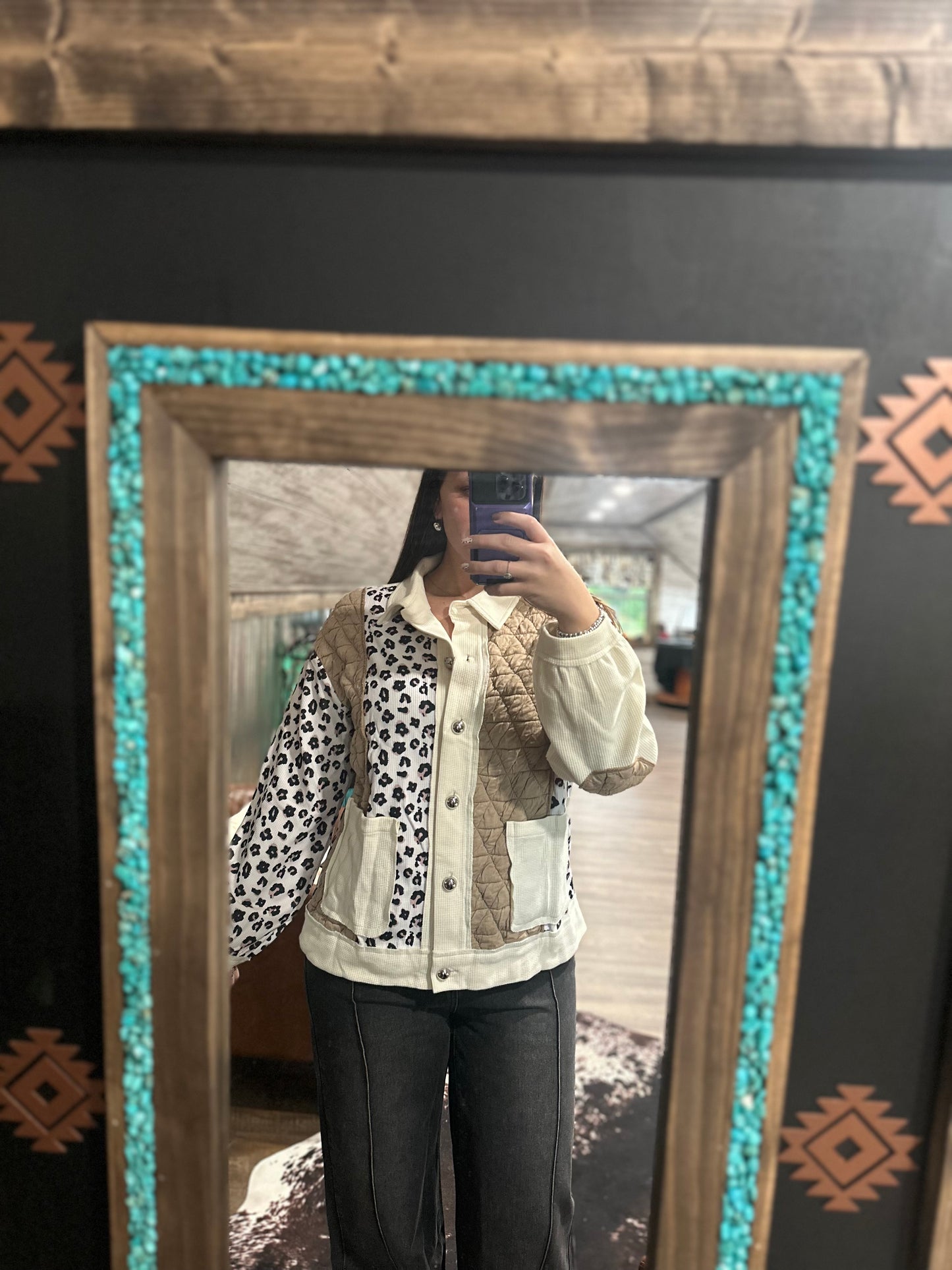 Cheetah Patch Jacket
