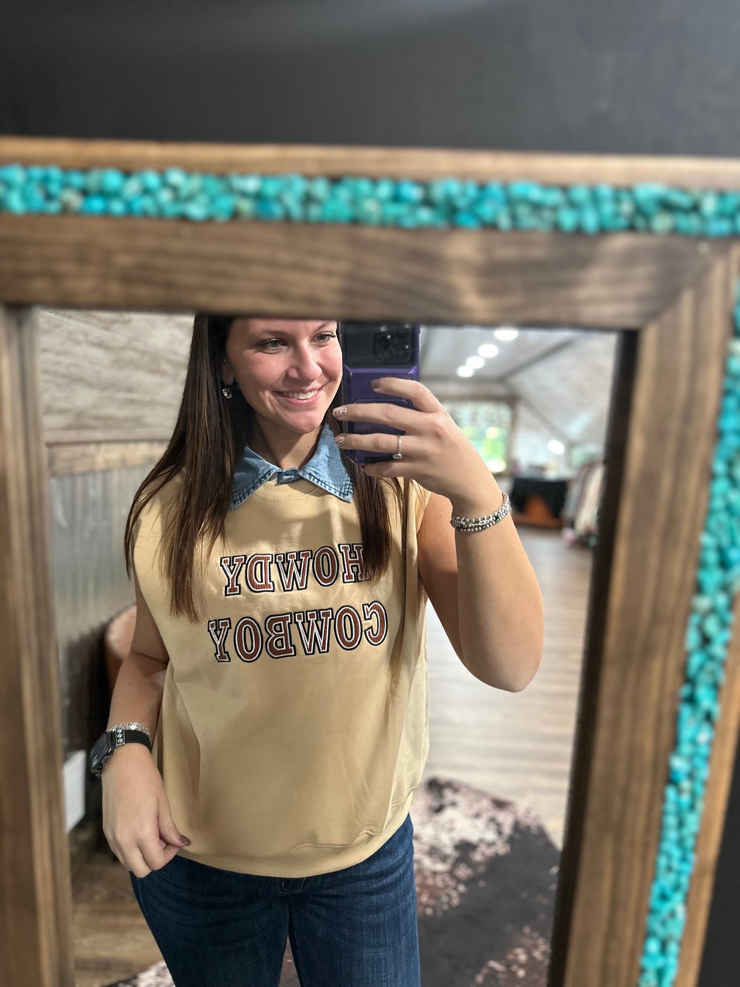 Howdy Cowboy Top