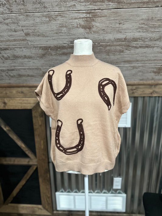 Horseshoe Sweater Vest