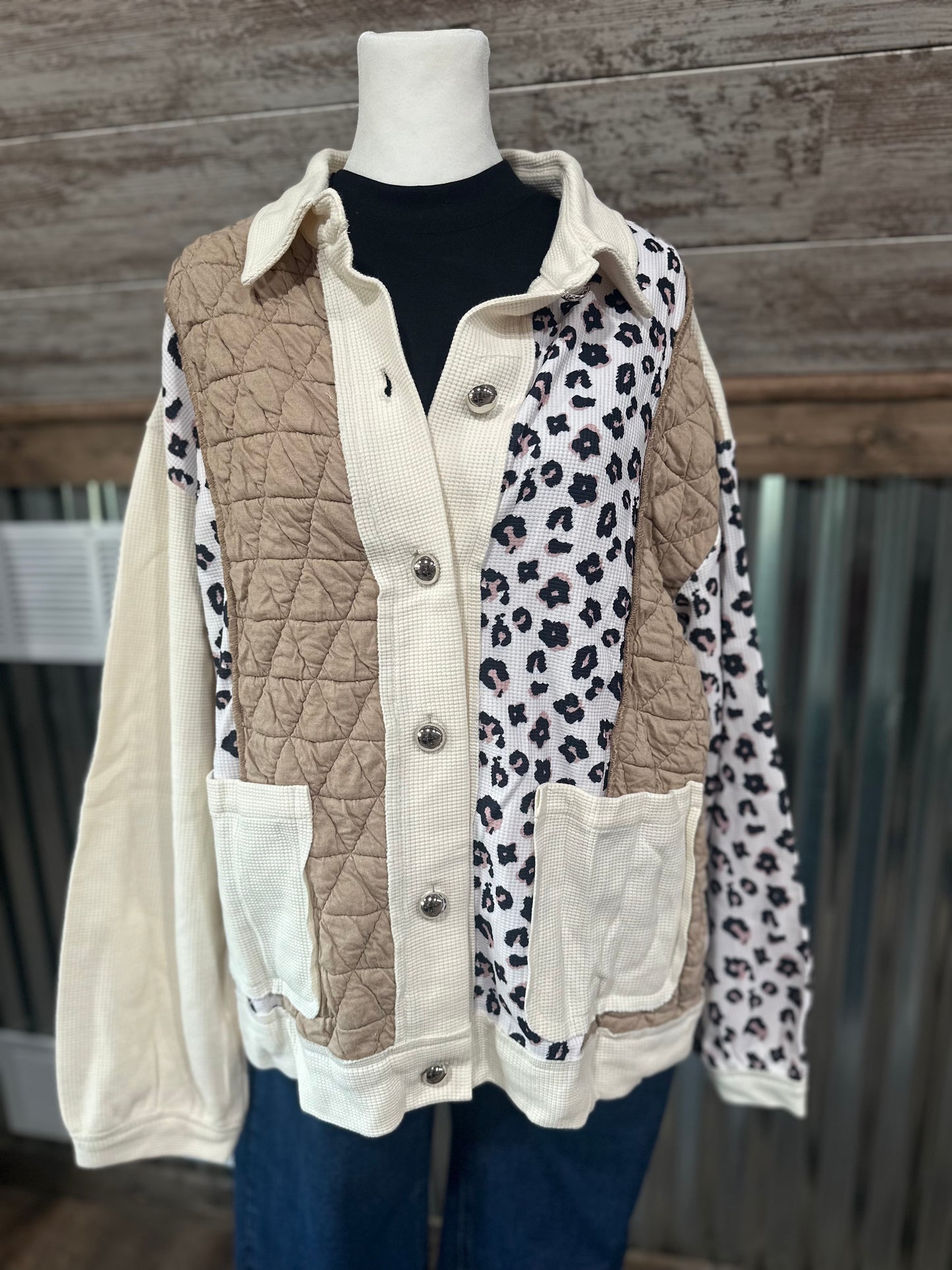 Cheetah Patch Jacket