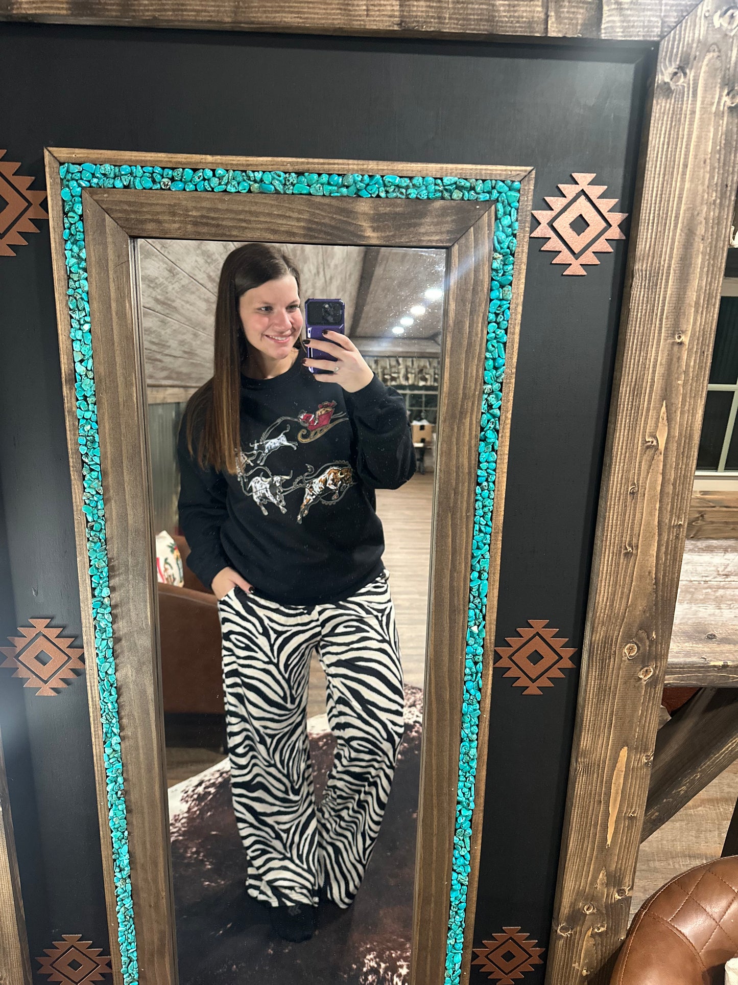 Drive Em Santa Crewneck