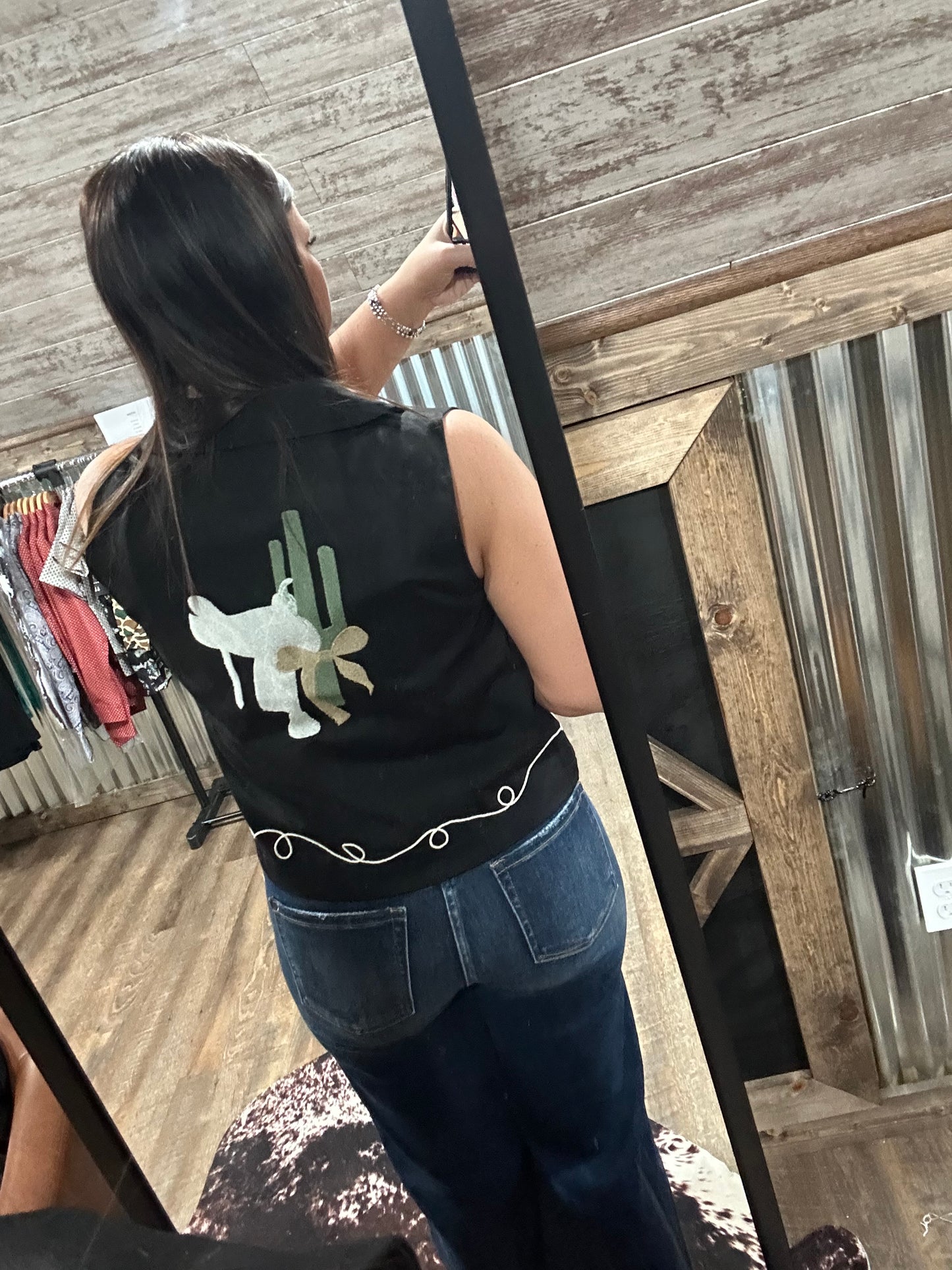 Saddle Up Tie Vest