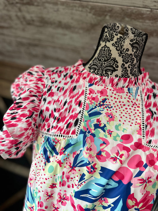 Pink Tropic Top
