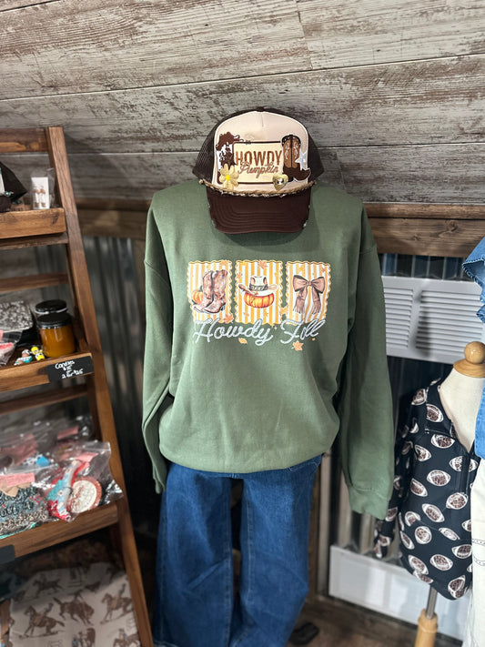 Howdy Fall Crewneck