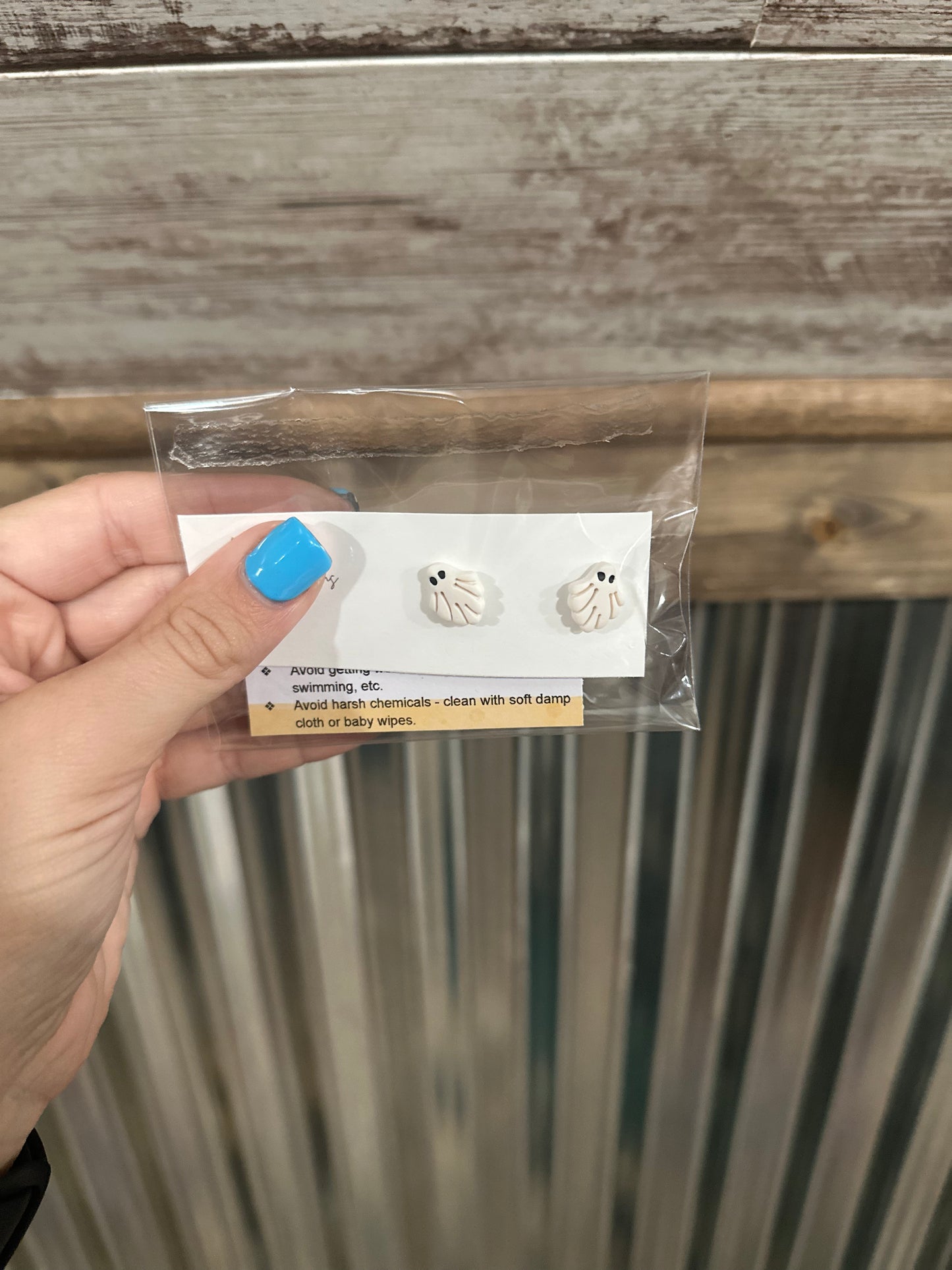 Ghost Stud Earrings