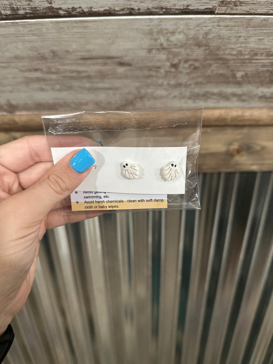 Ghost Stud Earrings